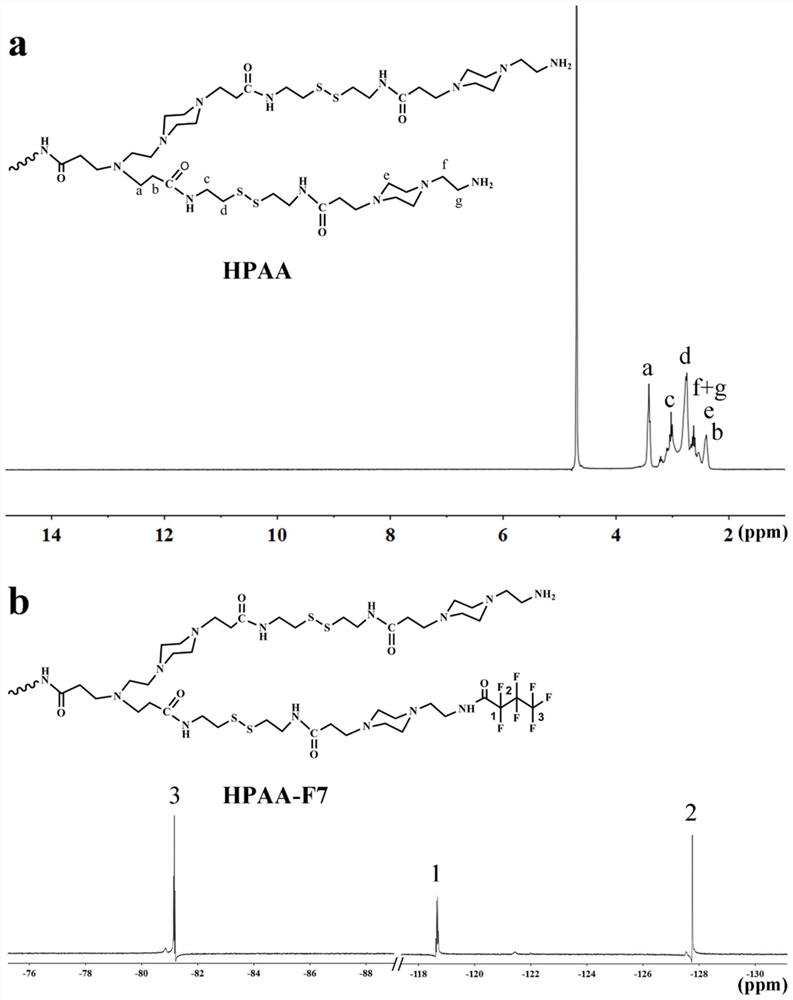 Preparation method of fluorinated poly(amide amine) and its application as vaccine immune adjuvant