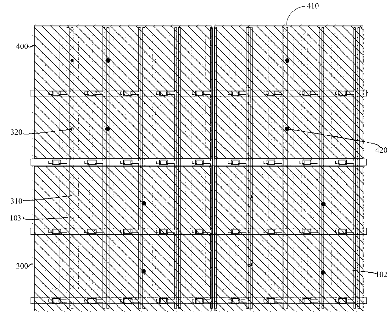 Embedded touch screen, display device and driving method thereof