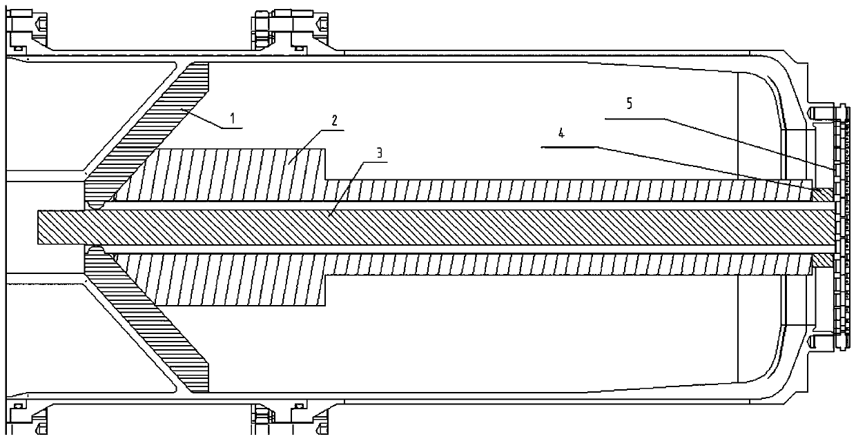 Charging supporting structure