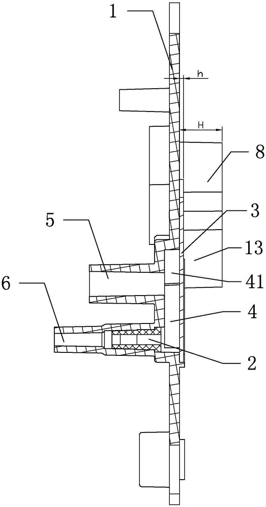 An air filter capable of separating oil and vapor