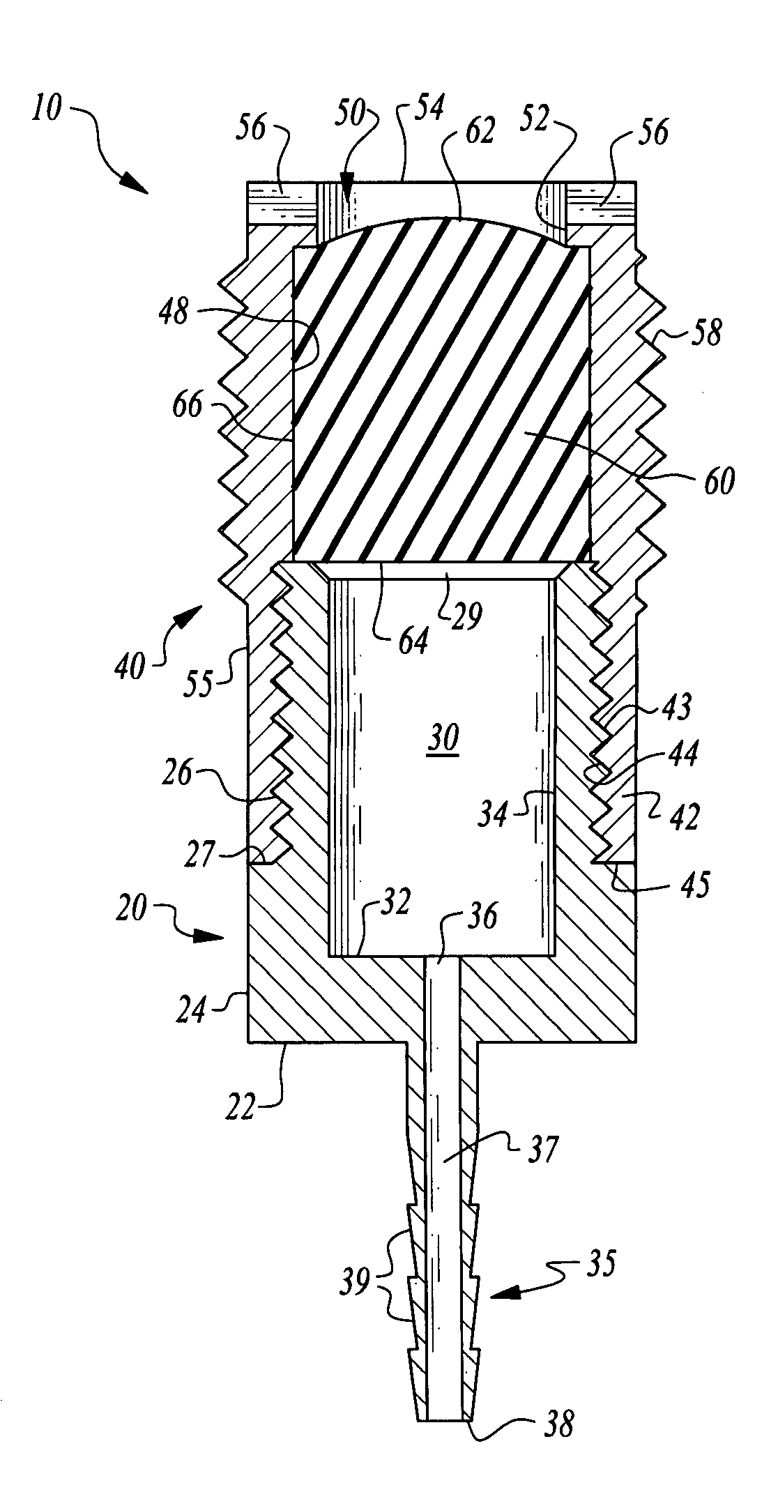 Bone supported vascular access port