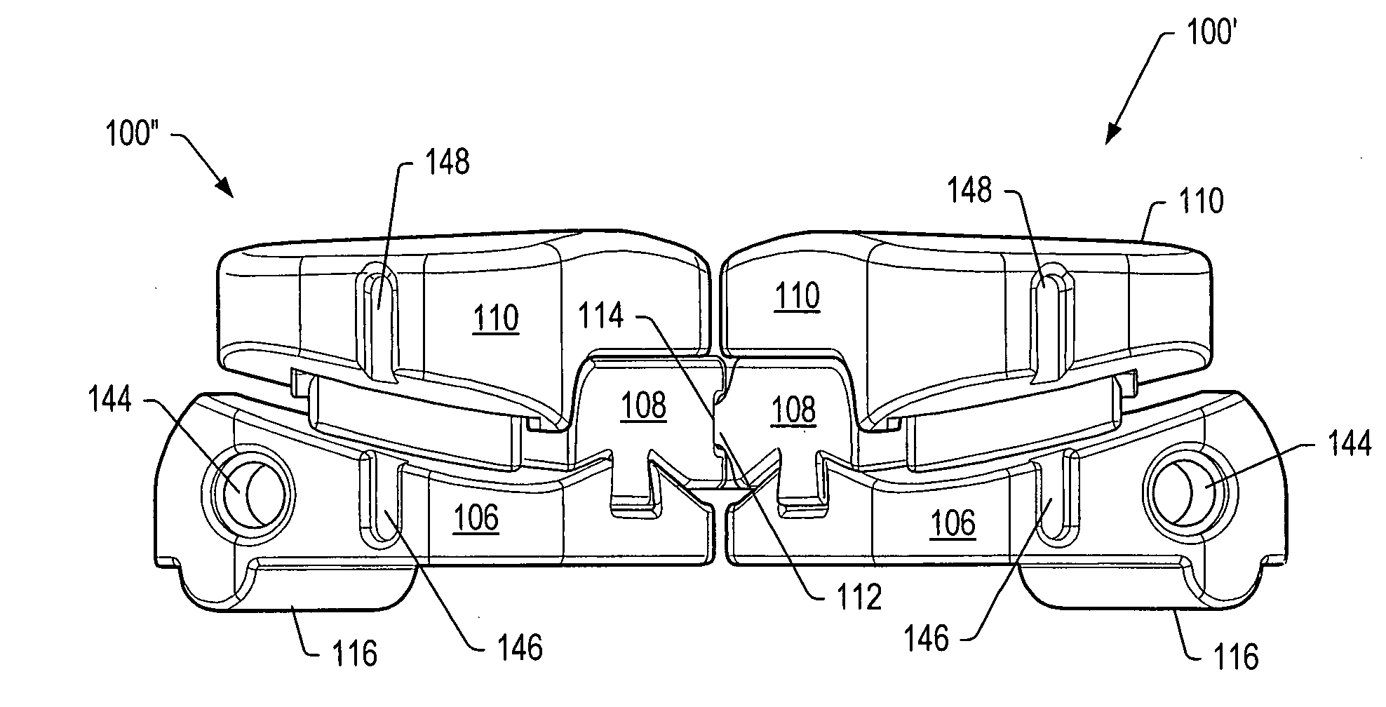 Dampener system for a posterior stabilization system with a fixed length elongated member