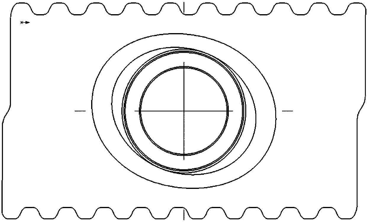 Comb-shaped milling cutter blade