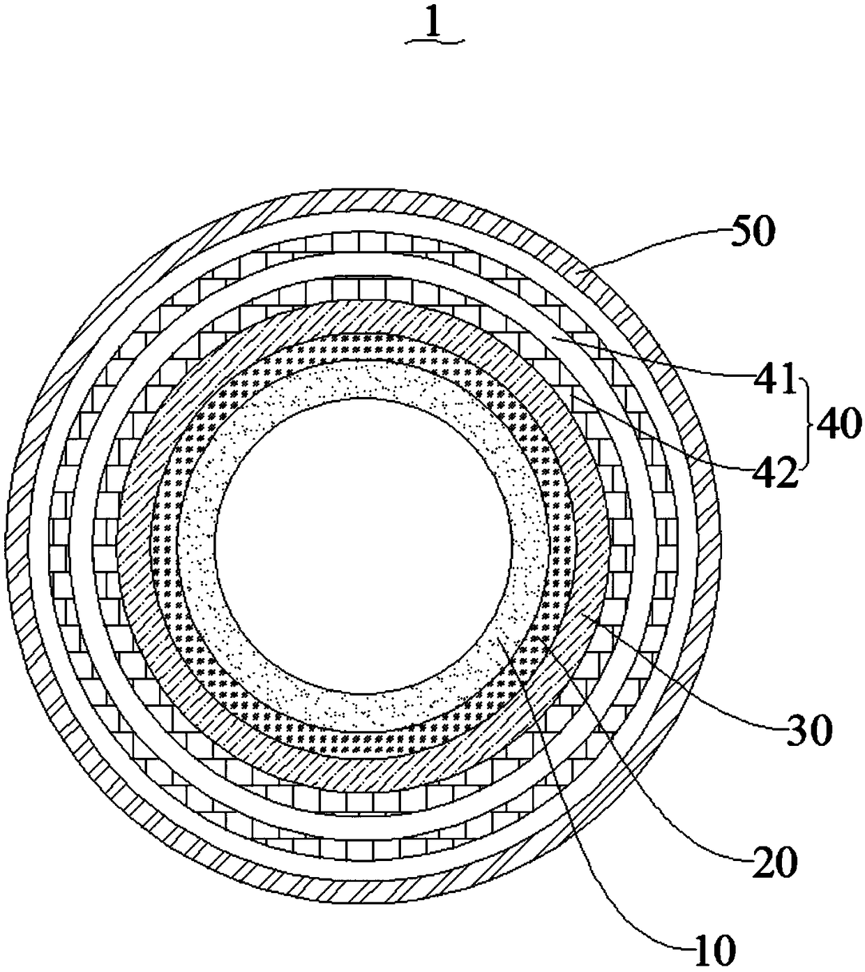 Skeleton layer for marine flexible pipe, and composite flexible pipe