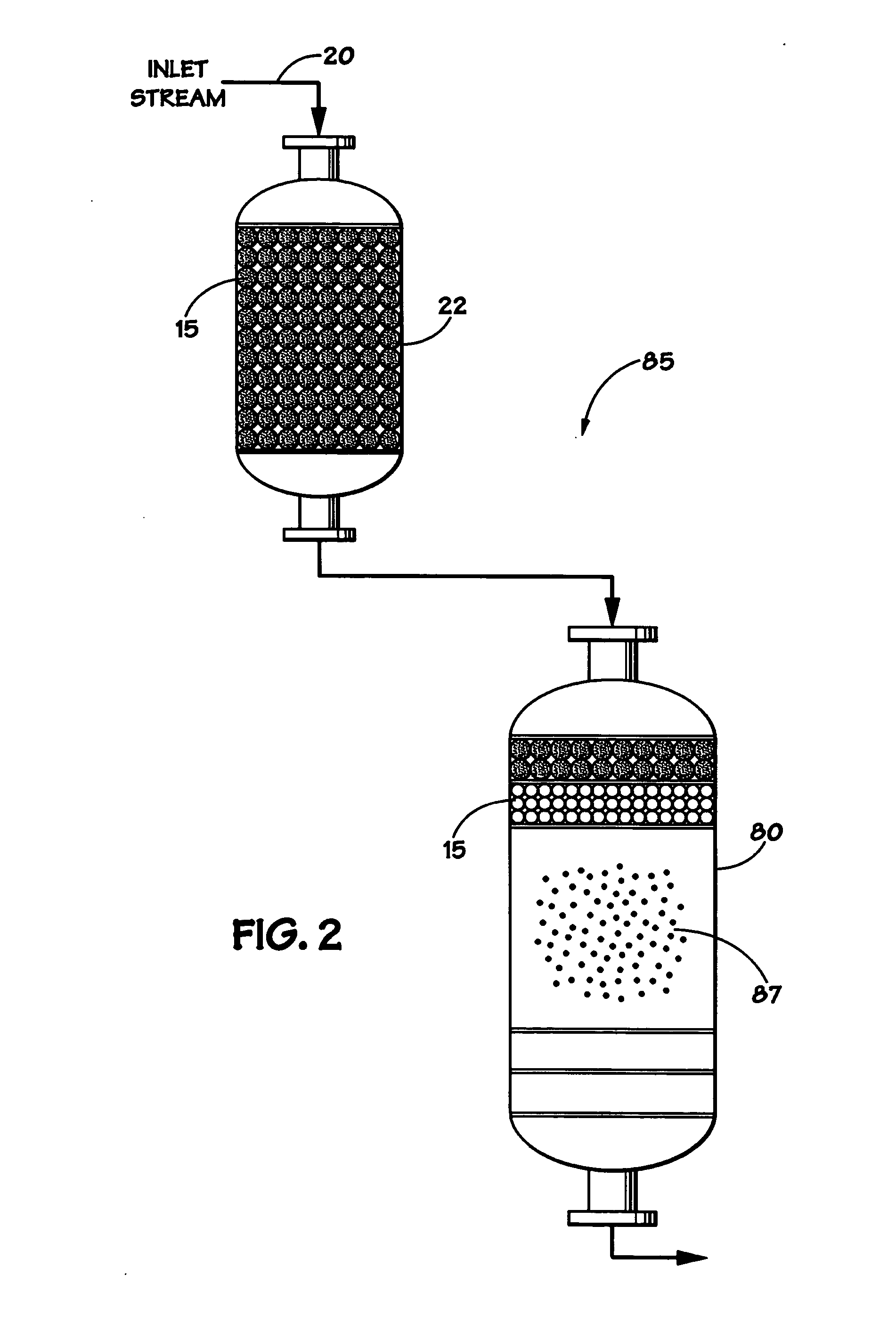 Decontamination of process streams