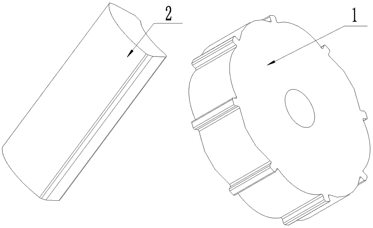 Rotor structure, motor rotor and motor