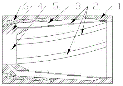 A swirl filter joint