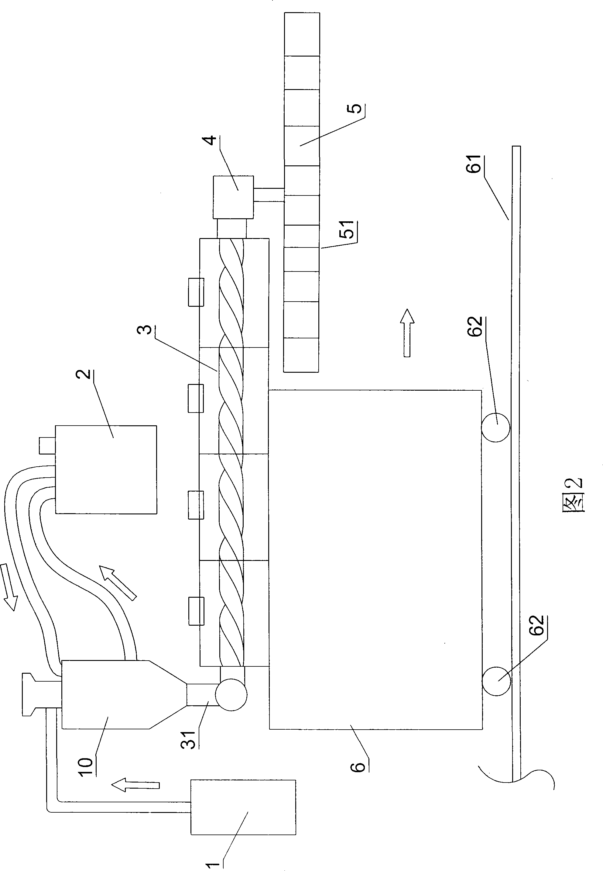 Production method and equipment of drench film coated by PLA biological decomposition material