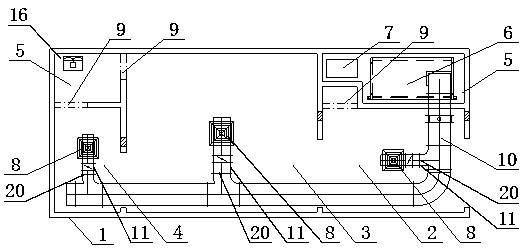 Negative-pressure container isolating medical unit