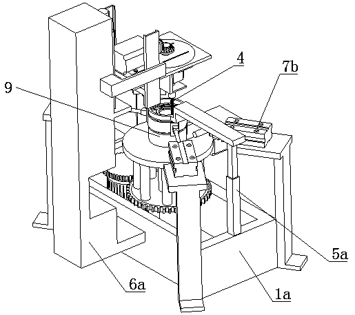 Inner ring and outer ring synchronous polishing device for automobile bearing