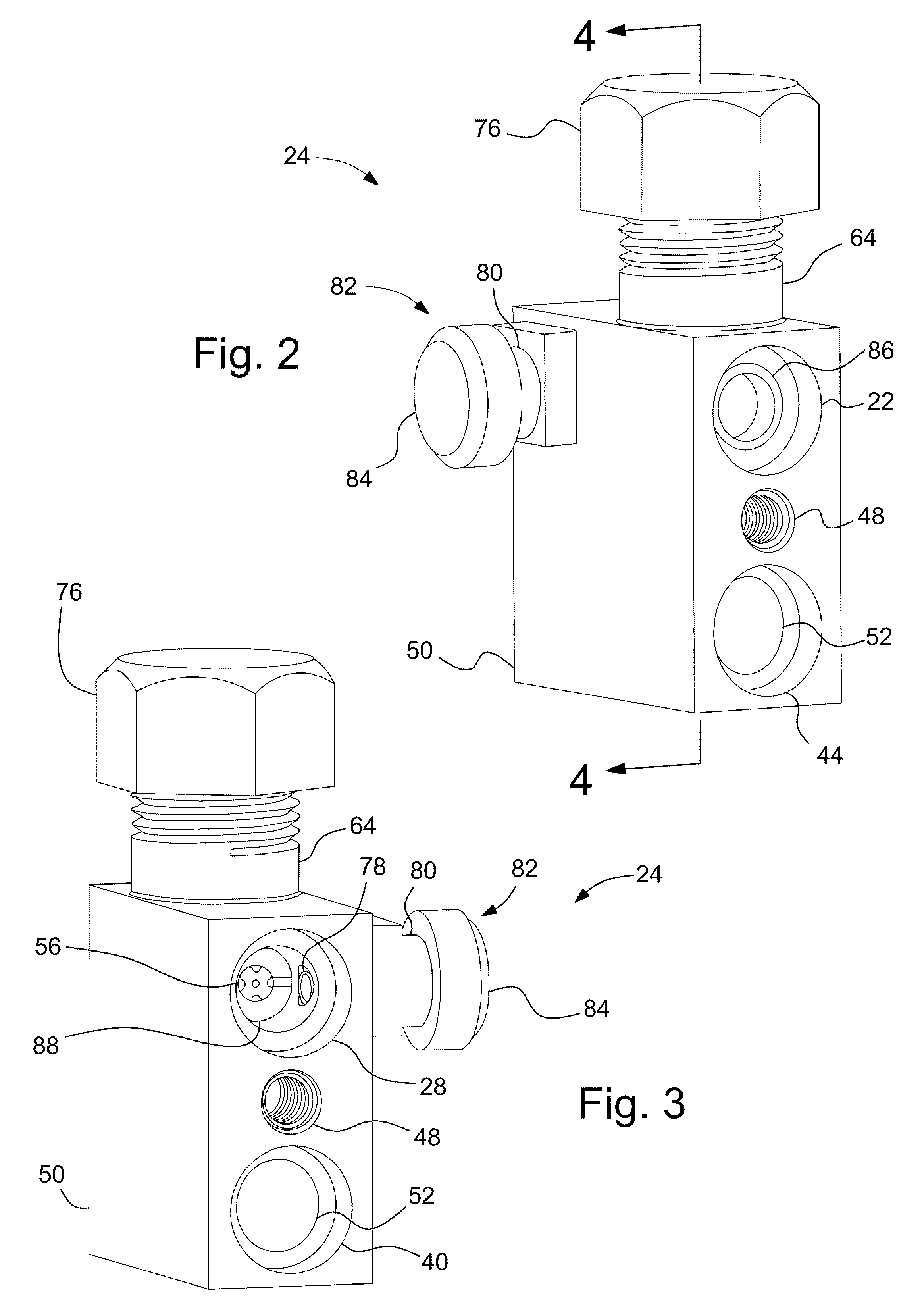 Variable refrigerant expansion device with pressure relief