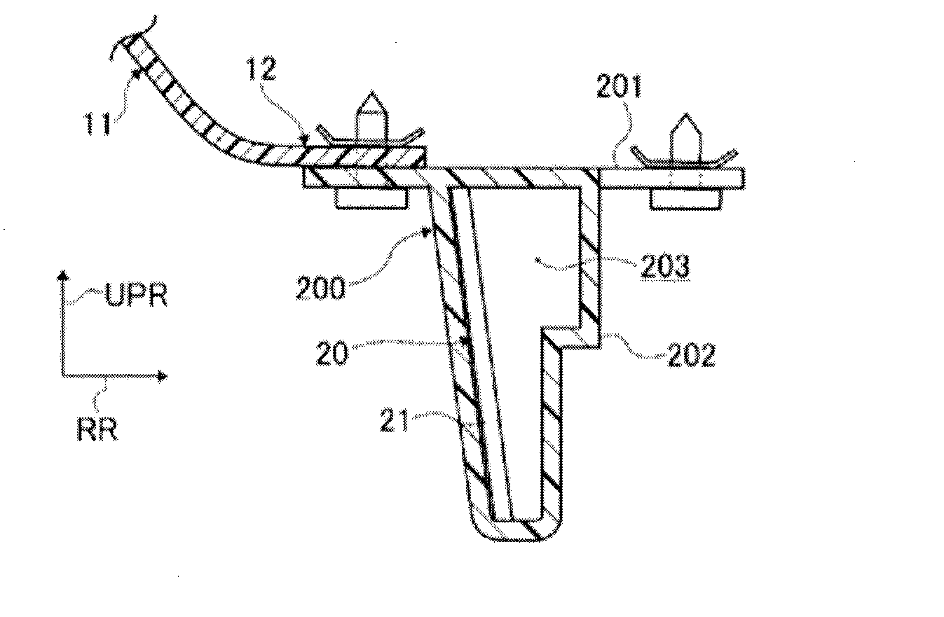 Front spoiler device