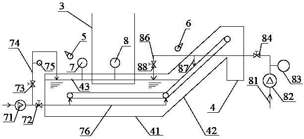 System capable of preventing coke extinguishing of wet type mechanical deslagging boiler and work method thereof