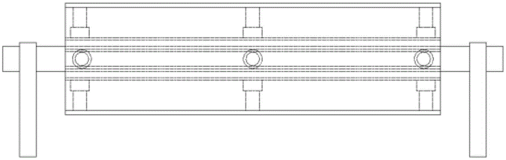 Mould for manufacturing housing unit from inside to outside in manner of integral forming