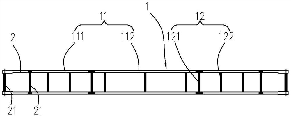 Prefabricated ultra-high performance concrete honeycomb arch bridge structure and construction method thereof