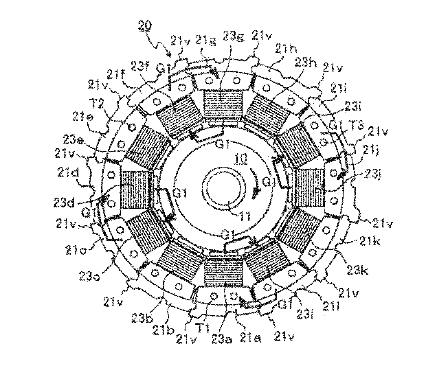 Stator structure and rotating electrical machine using the same