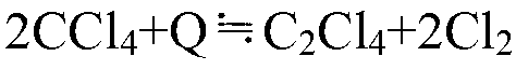 Method for converting carbon tetrachloride to ethylene tetrachloride