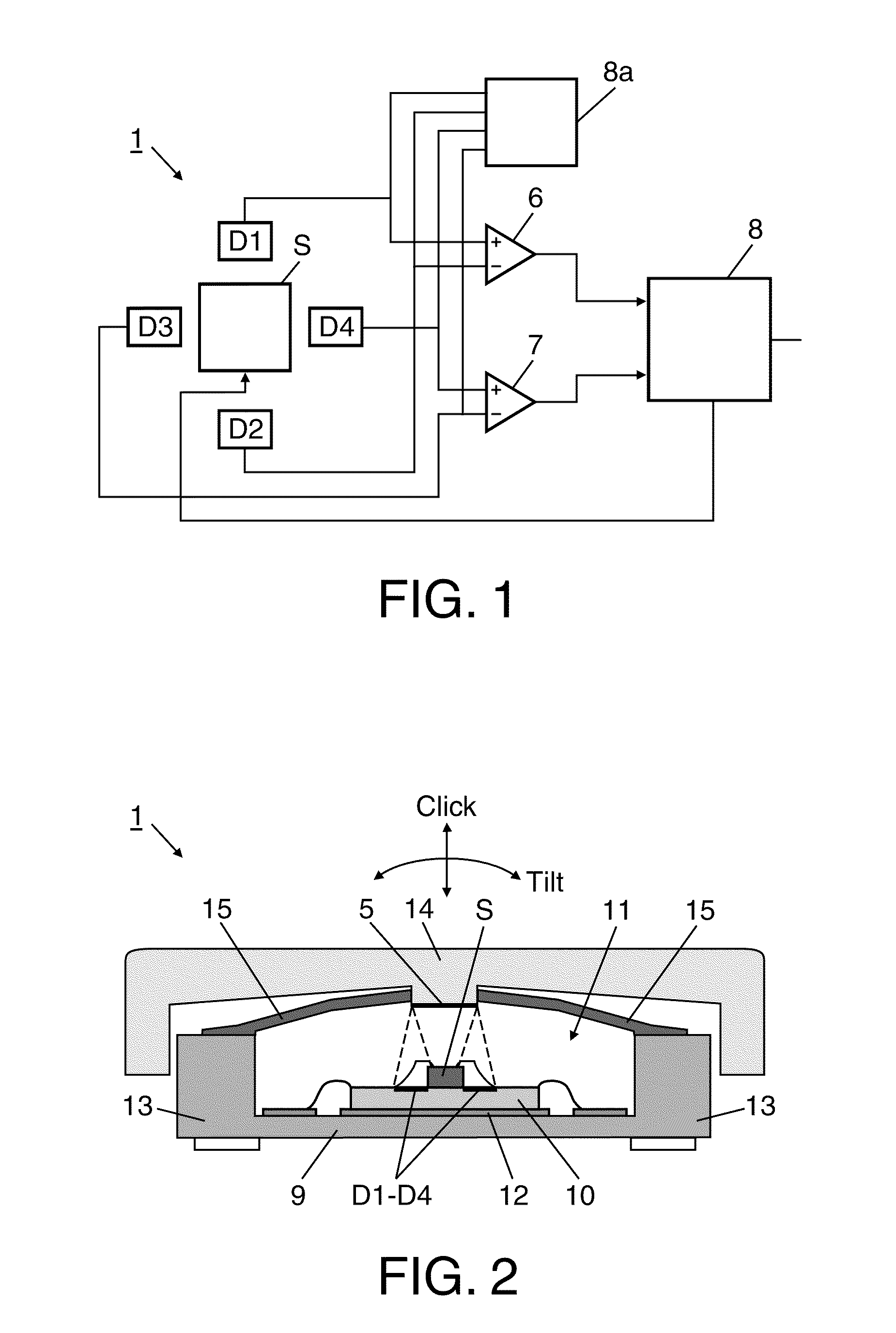 Detection system and method for detecting movements of a movable object