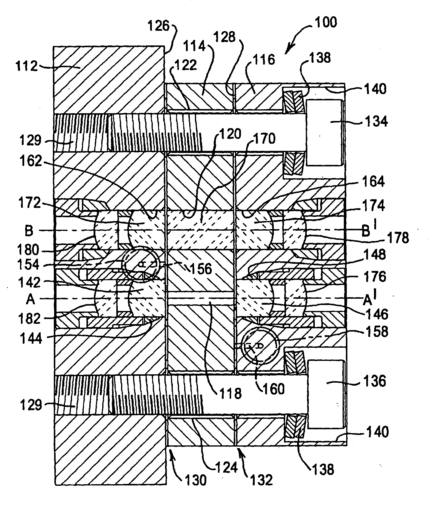 Flow through cell for optical spectroscopy