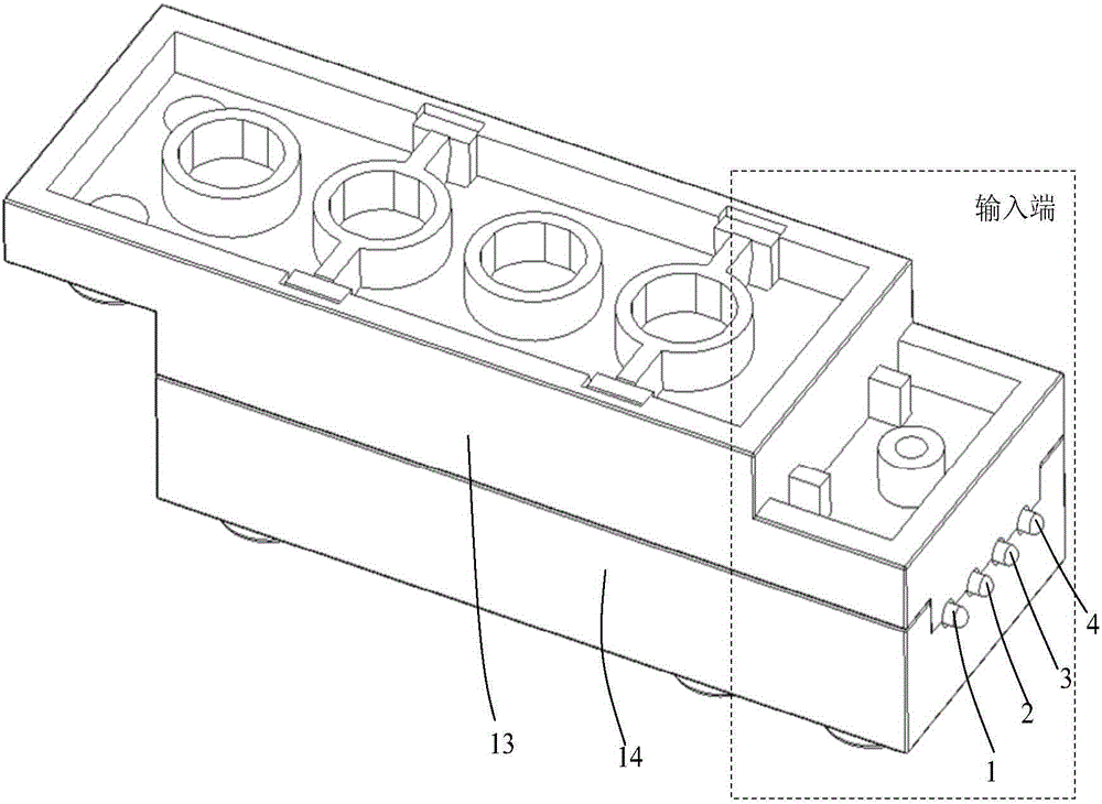 Infrared sensing module for intelligent electronic building blocks