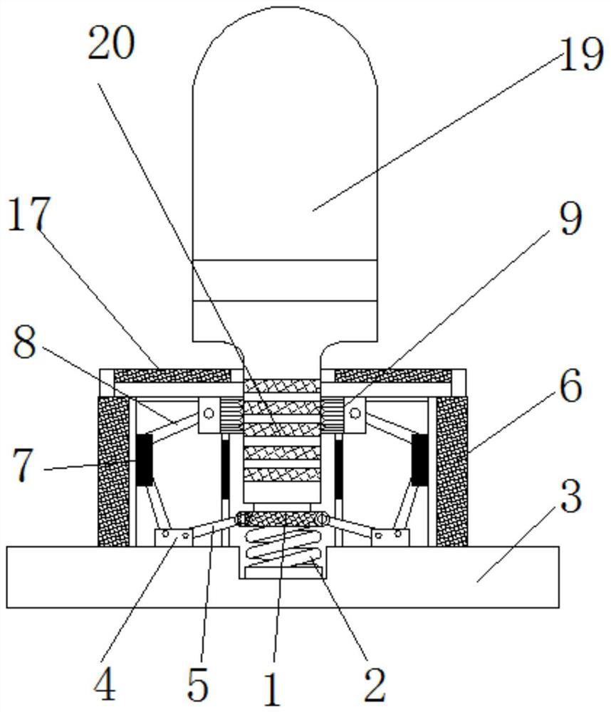 A convenient installation lamp holder for a new energy light bulb