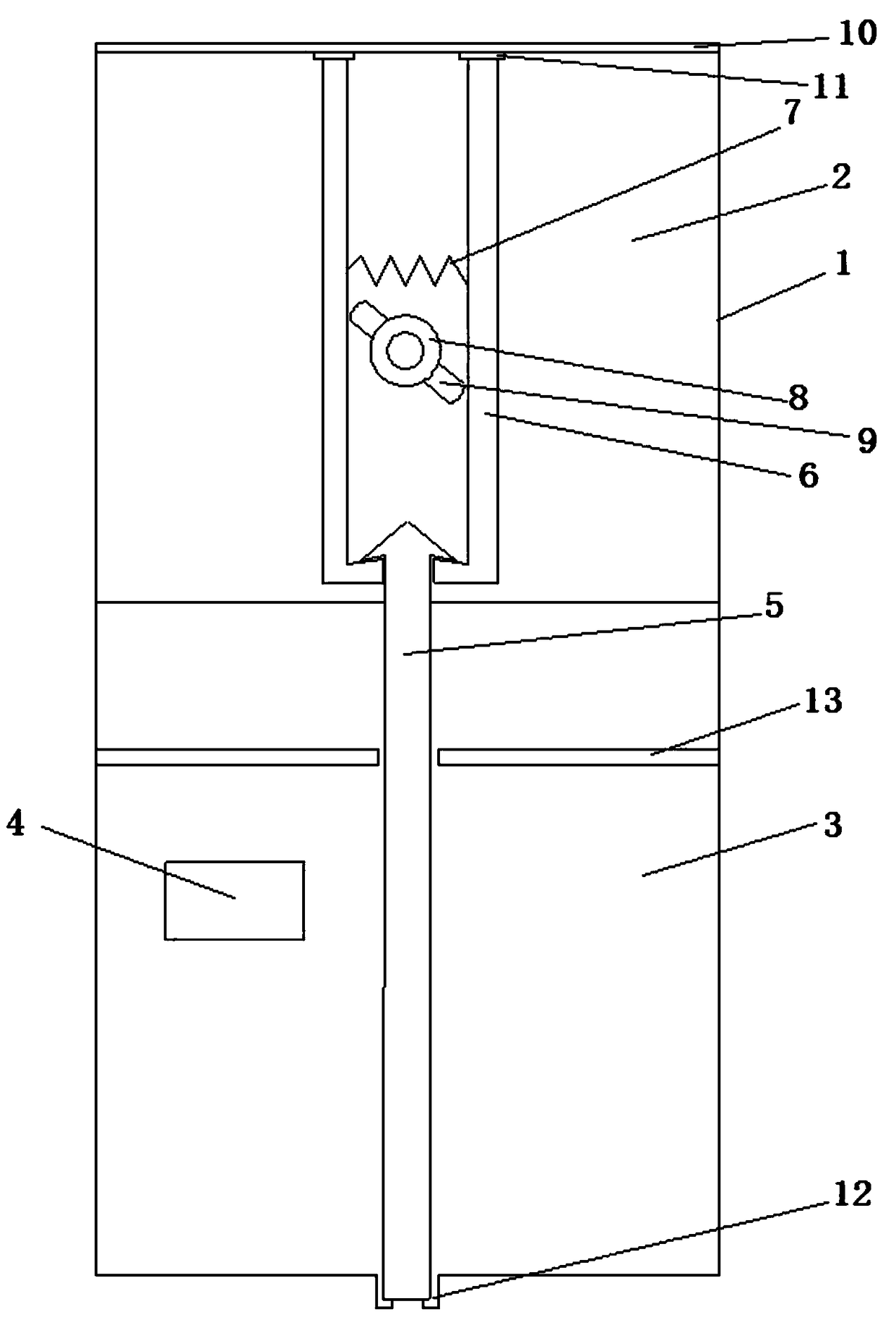 Anti-theft electronic lock mechanical unlocking device