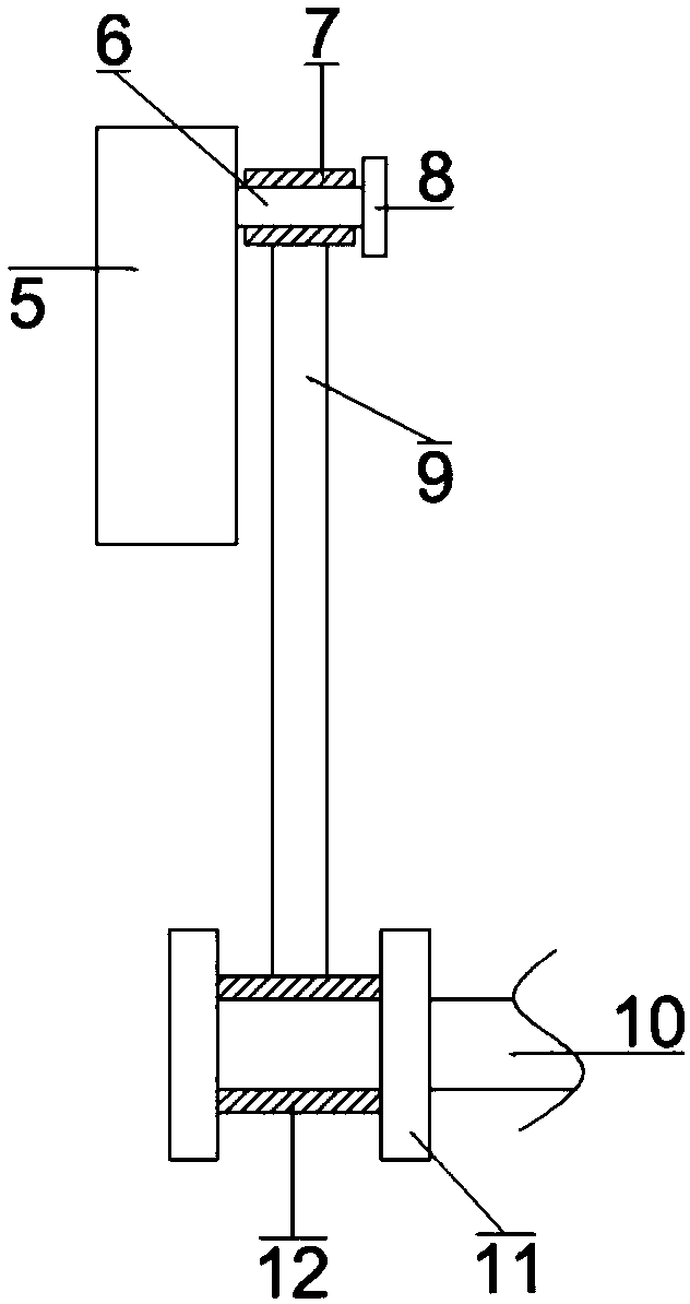 Mixing equipment for industrial liquid material based on double-slide-block crank structure