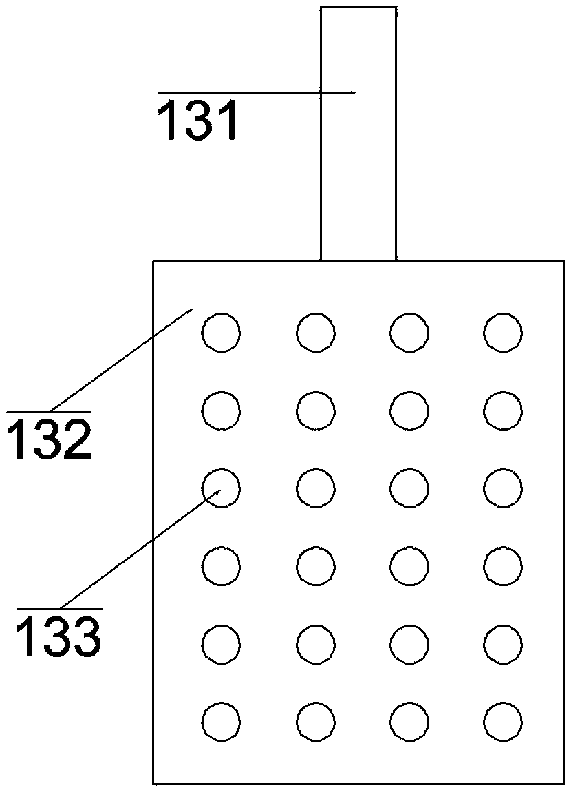 Mixing equipment for industrial liquid material based on double-slide-block crank structure