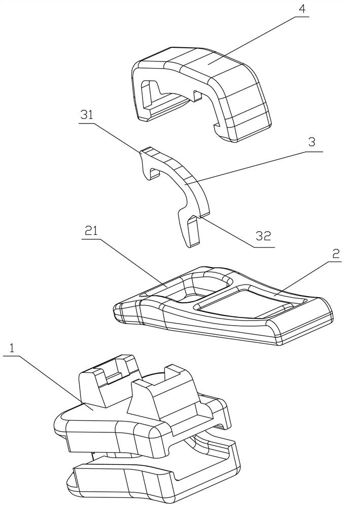 A self-locking plastic slider