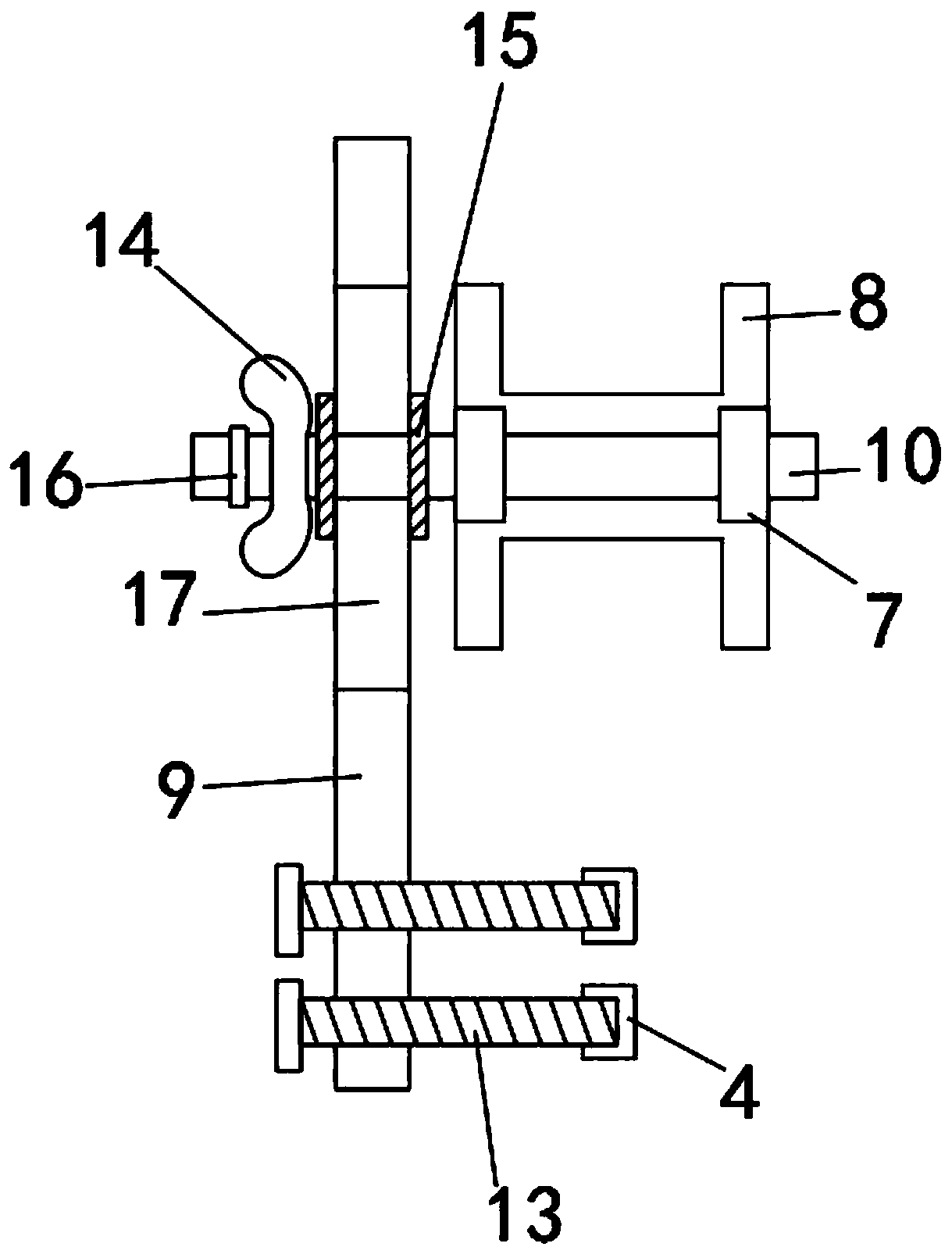 Guide wire feeding device for computer wire-stripping machine