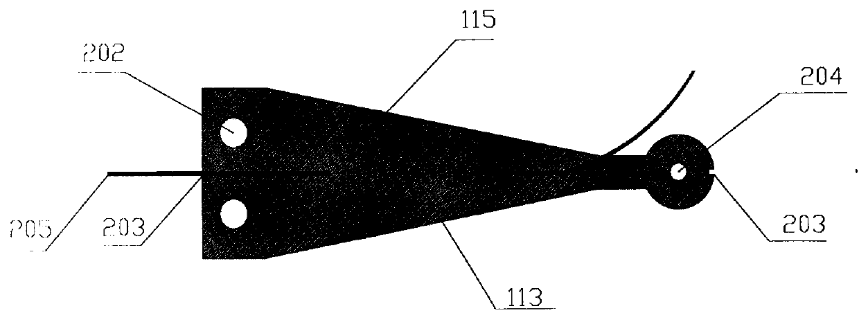 Fiber grating displacement meter based on spring and constant strength beam