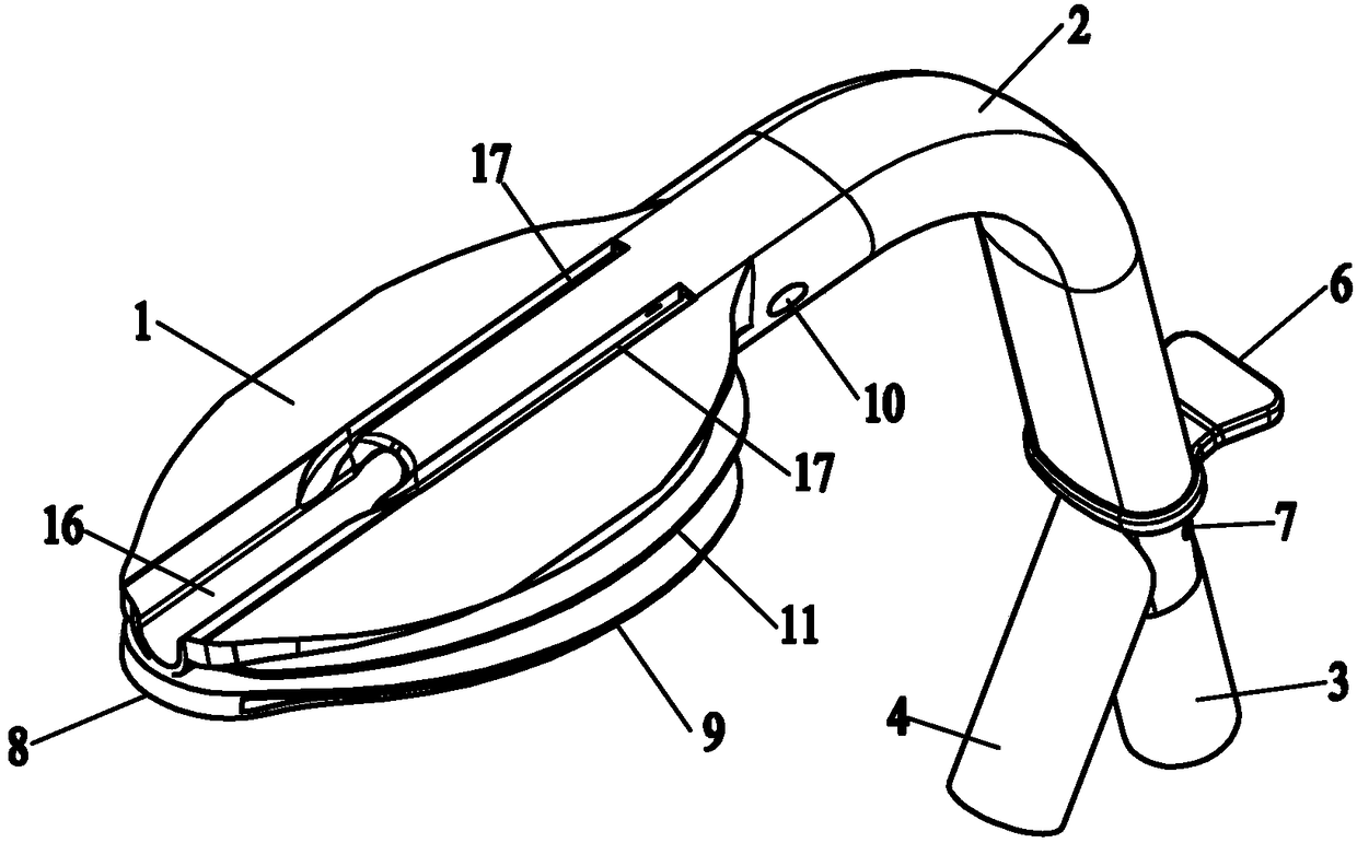 Inflation-free sputum suction type intubation laryngeal mask