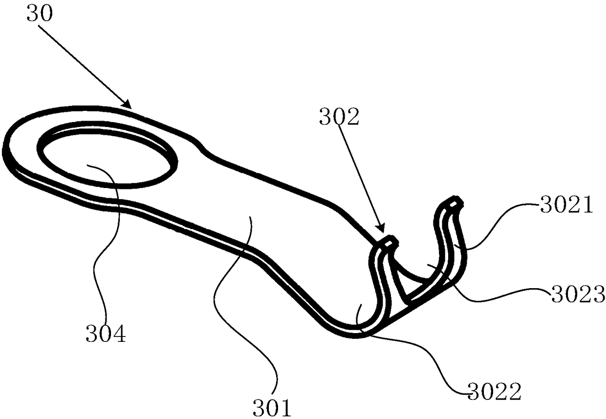 Exhaust gas bypass actuating mechanism and turbocharger with mechanism