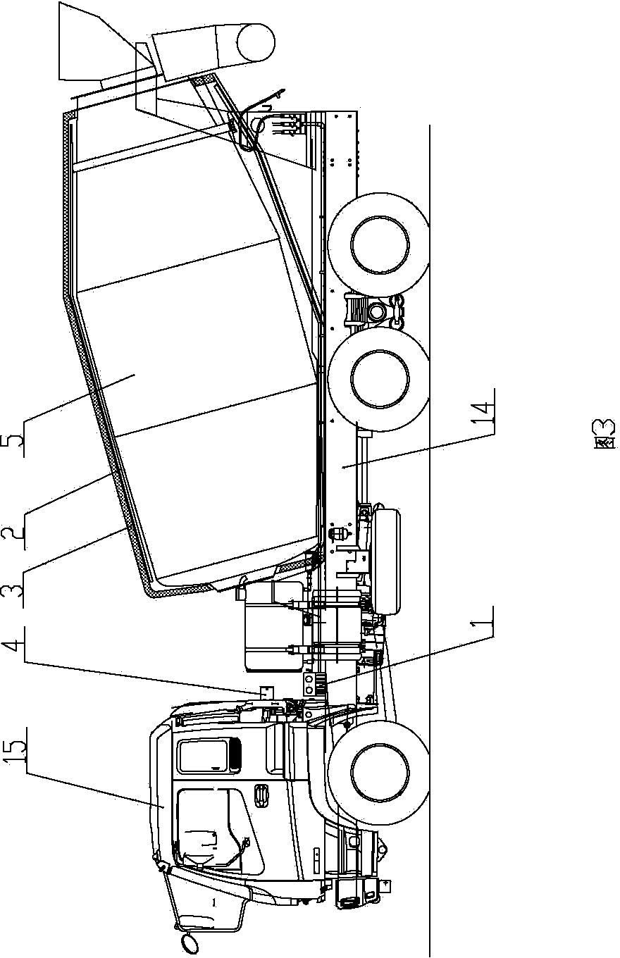 Concrete mixer truck tank body temperature-control heat insulation device