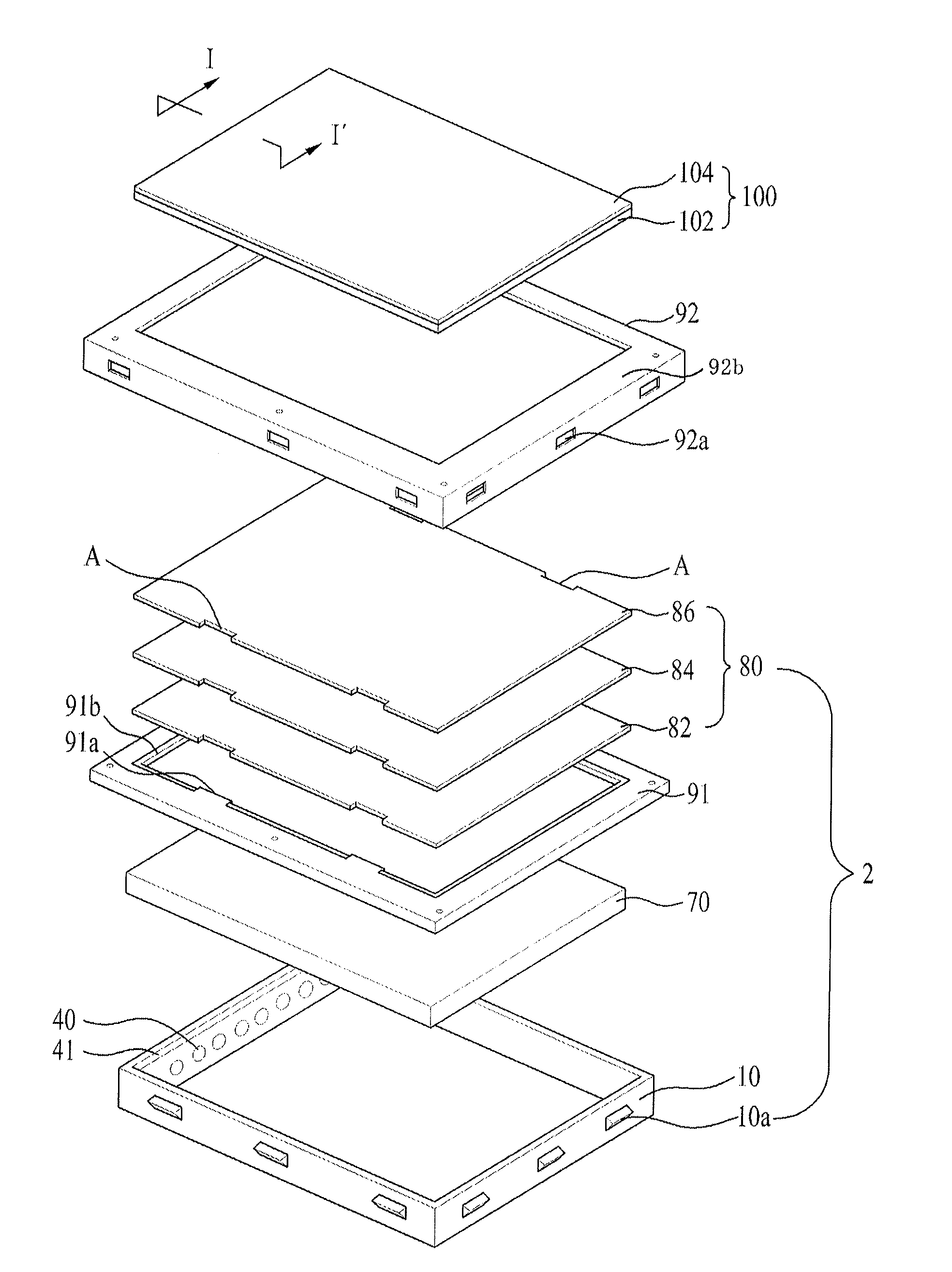 Backlight unit comprising a sheet guide having an opening surrounding edges of a bottom cover, light sources, and a light source fixing unit and liquid crystal display device using the same