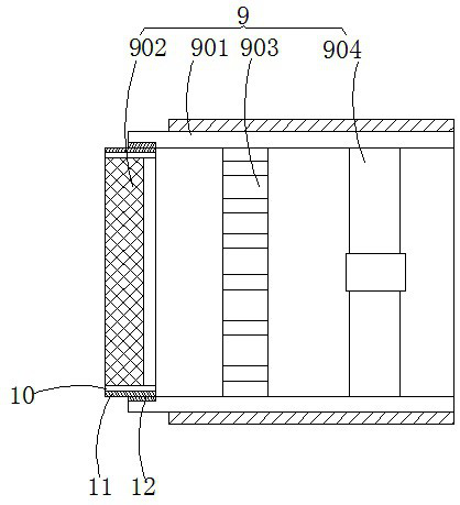 Water meter connecting device with rectifying function