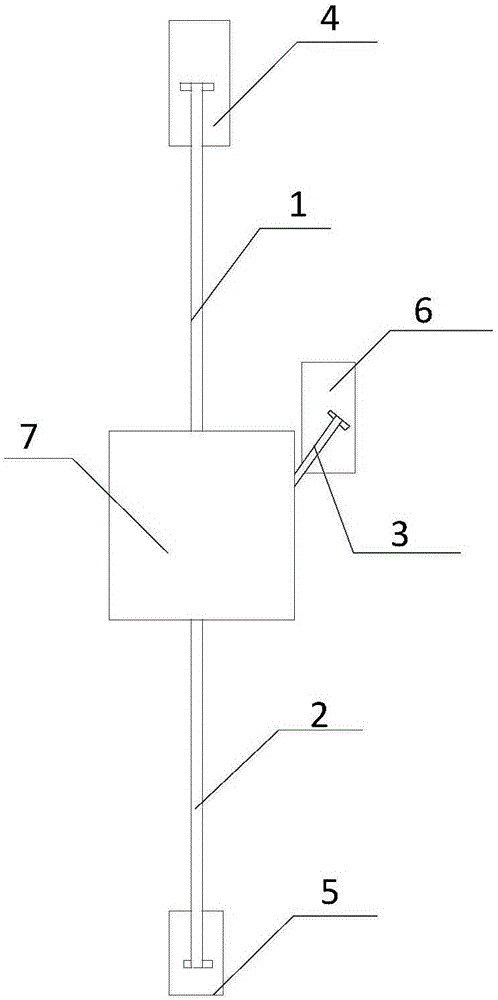 Perforating device for raw bamboo