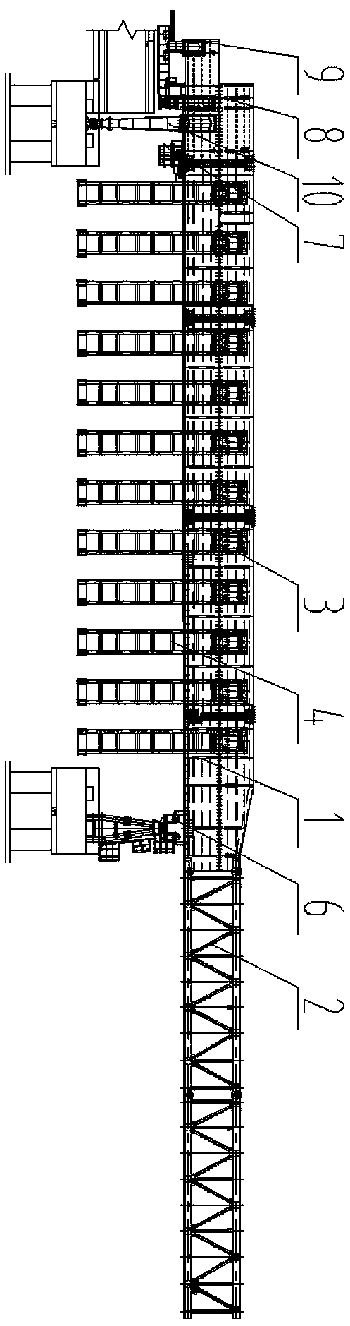 A mobile formwork for the construction of a single-rectangular-top-closed water conservancy aqueduct