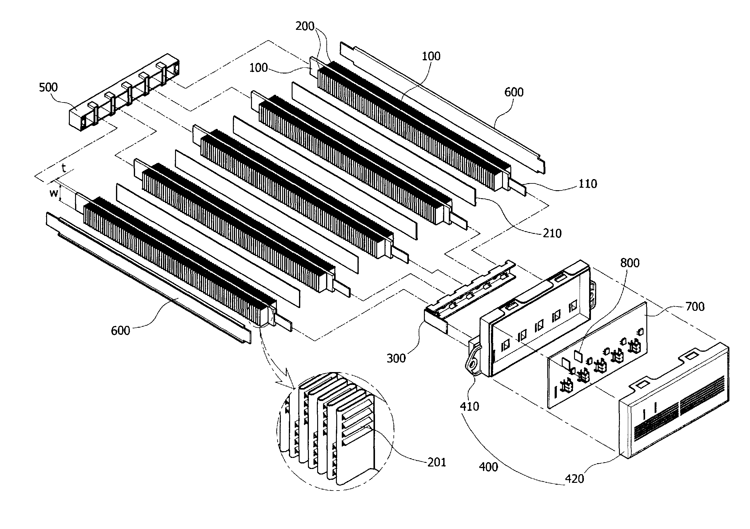 High-capacity PTC heater