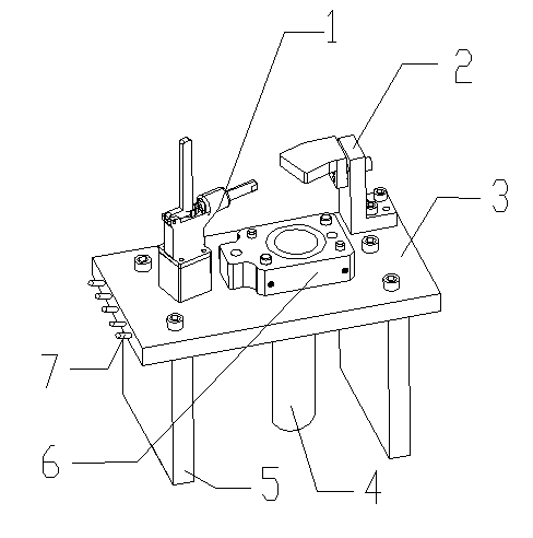 Spot welding clamp with preheating function and hooks