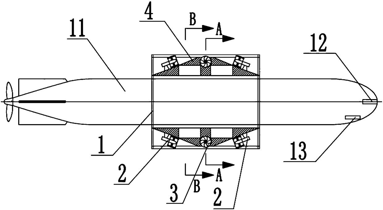 A new type of submersible for long-distance acousto-optic two-way guidance to capture and recover Auvs