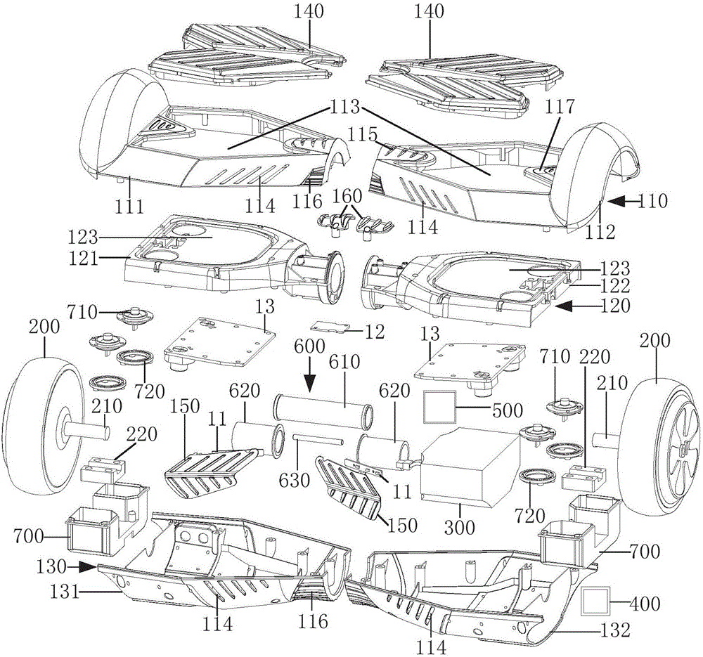 Electric balance car