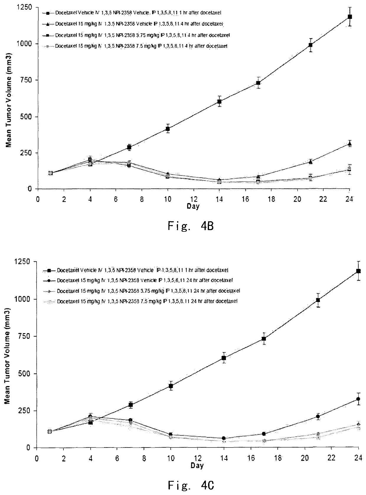 Cancer treatment with combination of plinabulin and taxane