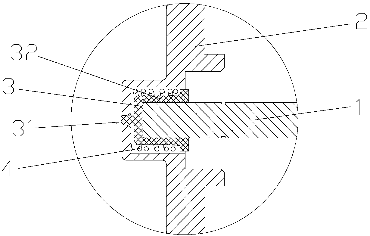 Motor shaft reduce mechanism