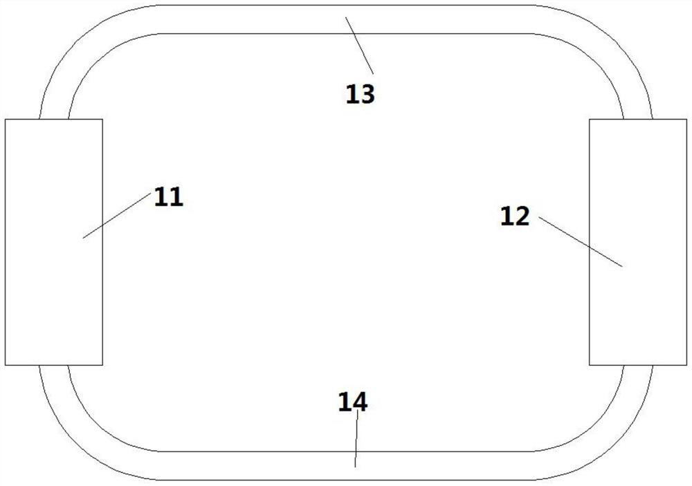 A loop heat pipe with a pipe diameter of the evaporating part larger than that of the condensing part