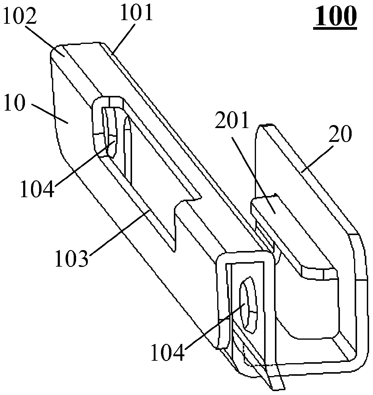 Hanging lug, backlight module and display device