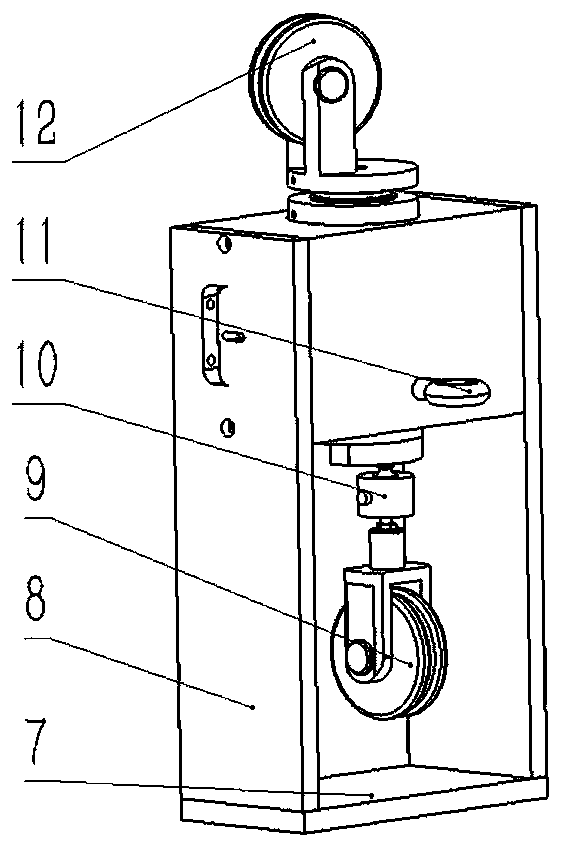 Cable-stayed rope vibration suppression device for large-size flexible space structure