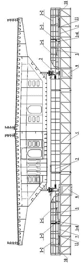 Rotary lifting maintenance platform