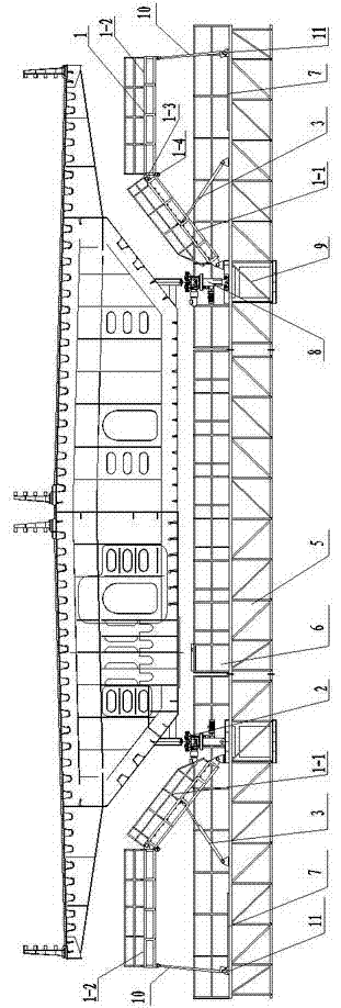 Rotary lifting maintenance platform