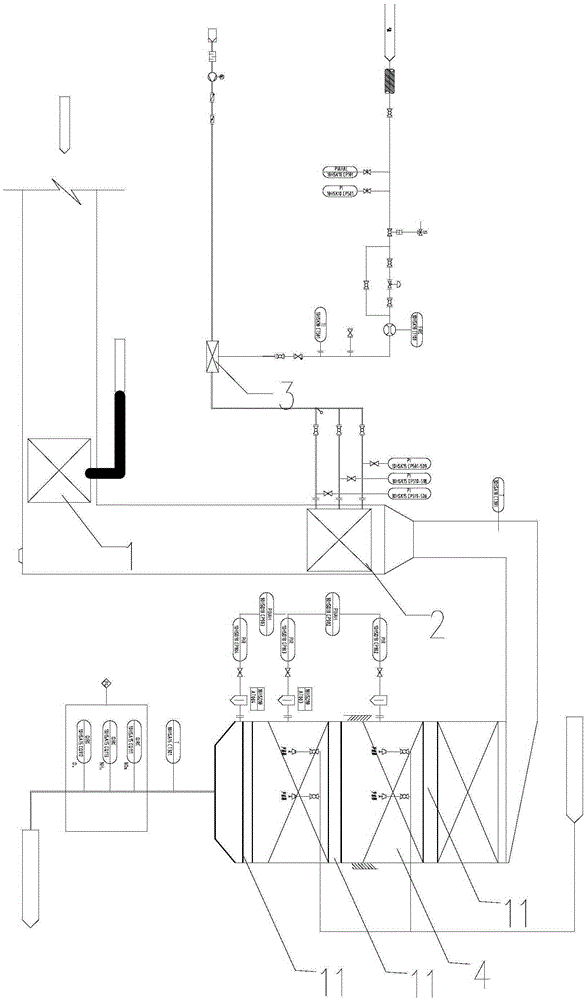 Low-temperature denitration device and method for denitration through low-temperature denitration device